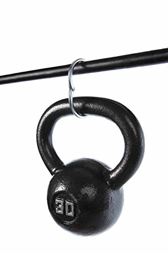 Clipa Bag Hangers The Ring that Opens into a Hook, Closes Automatically | Holds 33 lbs, Needs only 1/2" to Hang a Bag, Easy to Use with One Hand, in 9 available styles, 3 yr Warranty - color: Matte Hematite