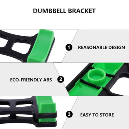 1pair dumbbell bracket mat, dumbbell weight rack floor protection pad for home gym equipment