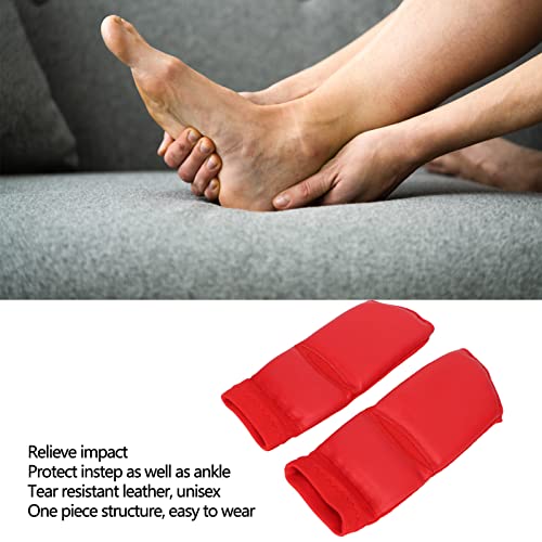Taekwondo Foot Protector Boxing Foot Protector, Taekwondo Foot Pads Boxing Foot Protectors Adult Training Taekwondo Gear Non Slip Impact Ankle Pads Protective (L)