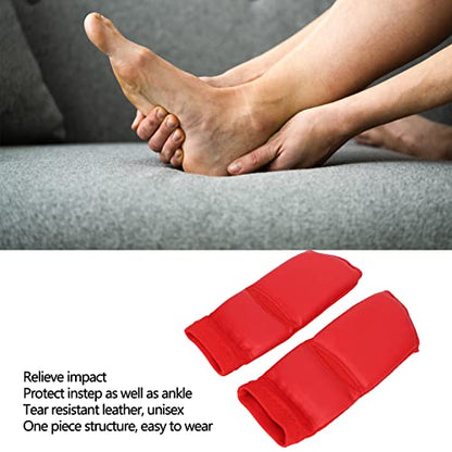 Taekwondo Foot Protector Boxing Foot Protector, Taekwondo Foot Pads Boxing Foot Protectors Adult Training Taekwondo Gear Non Slip Impact Ankle Pads Protective (L)