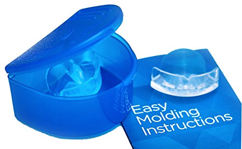 Dental Guard SMARTGUARD Elite (2 Guards 1 Travel case) Front Tooth Custom Anti Teeth Grinding Night Guard for Clenching - Dentist Designed - Bruxing Splint Mouth Protector for Relief of Symptoms - size: 2 Count (Pack of 1)