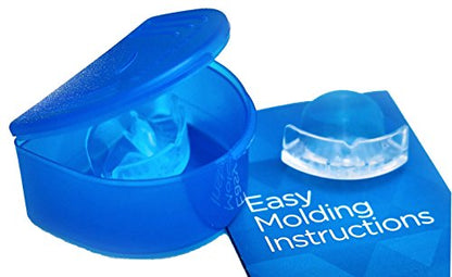Dental Guard SMARTGUARD Elite (2 Guards 1 Travel case) Front Tooth Custom Anti Teeth Grinding Night Guard for Clenching - Dentist Designed - Bruxing Splint Mouth Protector for Relief of Symptoms - size: 2 Count (Pack of 1)