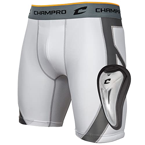 Champro Wind-up with Wind Up Compression Polyester Spandex Sliding Short w Cup - size: Medium