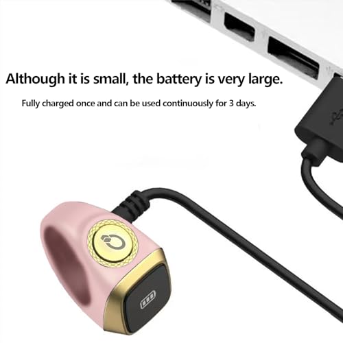 Smart Tasbih Zikr Ring, 20mm Muslim Digital Azan Alarm Clock, Tasbih Counter Smart Ring (Pink) - color: Pink