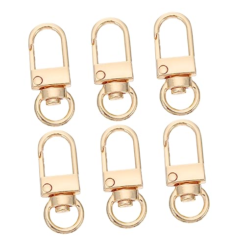 Housoutil 15pcs Heavy Duty Metal Lobster Claw Clasp Set for DIY Projects Keychains and Bag Accessories Sturdy Swivel Snap Hook for Crafting and Outdoor Use