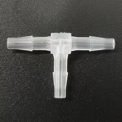 3 Way Tee Connector Equal Barbed T-Fitting 3 Way Hose Barb Adapter for Laboratory Biochemical Analytical Instruments Food Machinery Aquarium Equipment 100pc/pk (2.4mm 3/32'' Sq) - size: 2.4mm 3/32'' Sq