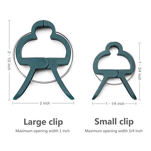 40 PCS Plant Clips Garden Clips for Tomato Cage, Tomatoes Clips Plant Support Clips for Bamboo Stakes, Climbing Plants, Vines, Gentle Plant & Flower Trellis Clips for Plant Stalks, Stems