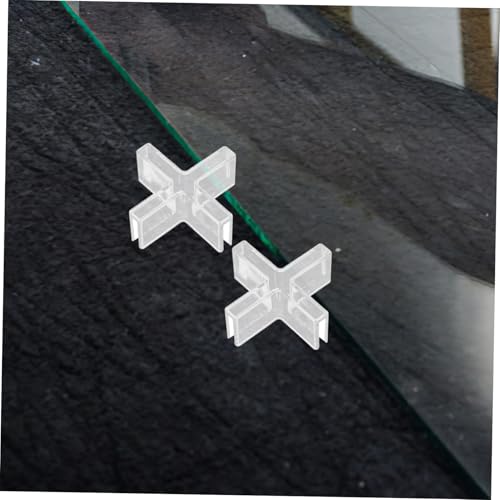 Cabilock 10Pcs Glass Fixation Clips for Aquariums Transparent Plastic Joining Bracket for Easy Installation Organization of Fish Tanks Suitable for Various Dimensions