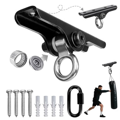 Heavy Duty Punching Bag Hanger Ceiling Mount with Bearing 900 LB Capacity Stainless Steel Swing Hardware for Indoor Hanging Chair Outdoor Swing Set