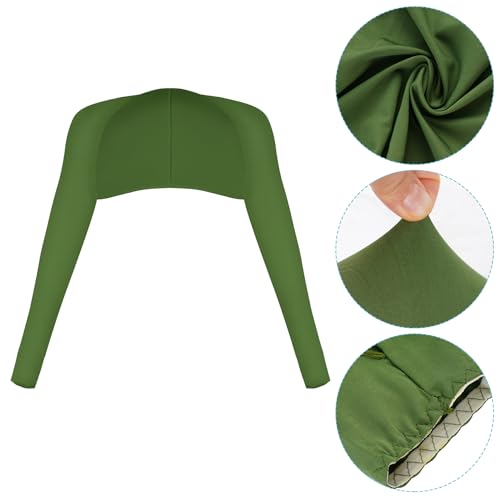 Yookat 4 Pieces Cooling Shawl Golf Cooling Shawl Arm Sleeve Sun Protection Golf Shrug for Women Men Outdoor Sports - color: Black, White, Green, Blue