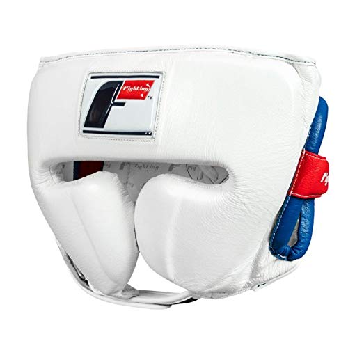 Fighting Leather Sparring Headgear - Boxing Headgear, MMA Gear Headgear, Sparring Gear, Headgear Boxing, Sparring Boxing Head Gear, Sparring Headgear, Muay Thai Headgear - size: Large