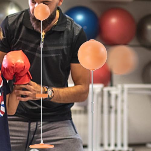 Punching Bag with Stand - Reflex Punching Bag - Freestanding Punching Ball | Speed Bag with Stand | Boxing Gear Trainer Punching Ball | Hand-Eye Coordination Workout Kit | Boxing Bag for Teen Adult - size: 110cm