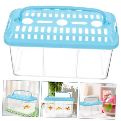 LIOOBO Fish Breeding Isolation Box Multi Functional Tank for Fish Shrimp Transparent Design for Easy Observation Increases Survival Rate of Betta Fish and More