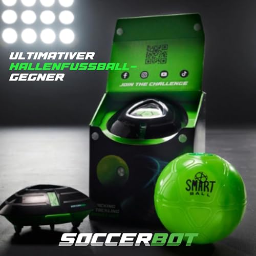 Soccer Bot - Ultimate Indoor Soccer Game with Score Tracker, Speed Modes & Training Features for Kids Ages 6+