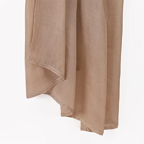 Txameru Women's Viscose Cotton Hijab Scarf - color: Nude