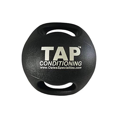Tap® Double Handle Medicine Ball - Tri-Planar Rotational Power Trainer - Dual-Grip Explosive Strength & Core Stability - Baseball, Golf & Tennis High-Velocity Conditioning