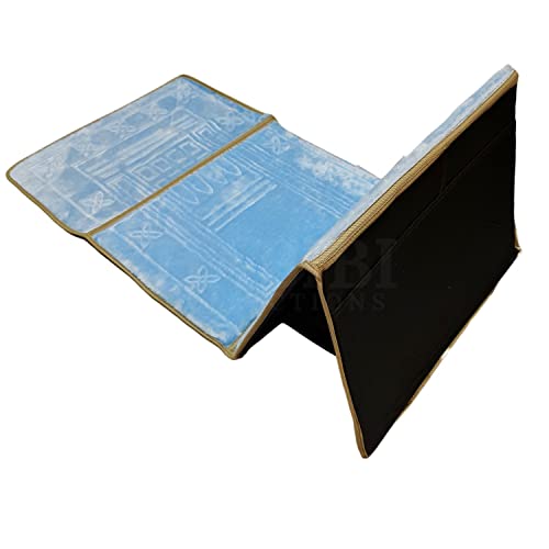 Luxury Back Rest Medical Prayer Mat Rug Carpet Recline Chair Muslim Travel Seat