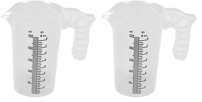 Valley Industries Multi-Purpose Measuring Pitcher - 8oz., Translucent (Pack of 2) - size: 8oz. (Pack of 2)
