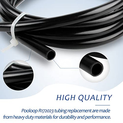 R172023 8-Feet Tubing Replacement - for Pentair Rainbow Chlorinator Automatic Chlorine/Bromine Pool and Spa Feeder Models 300, 302 Black