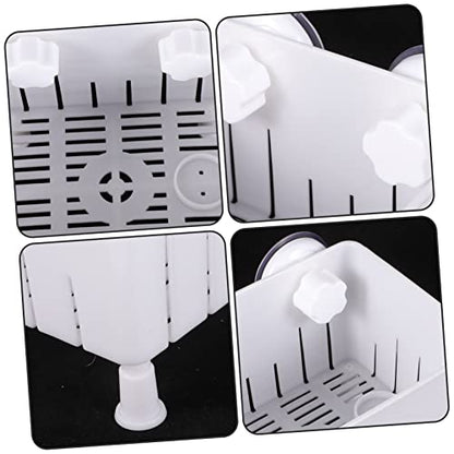 Mikikit 1 Set Aquarium Breeding Box Multi Functional Fish Tortoise Isolation Box with Double Suction Cups for Newborn and Pregnant Fish Easy to Clean Safe Breeding - color: White