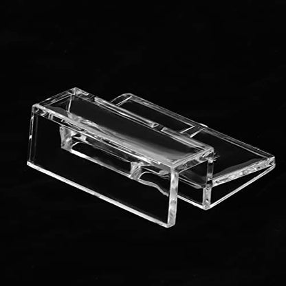 KIMISS 20Pcs Glass Cover Acrylic Clip Holder Support Clamp Accessory for Aquarium Fish 20Pcs Glass Cover (5mm) - size: 5mm