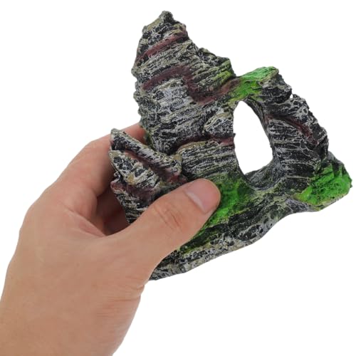 Toyvian Aquarium Decorations Set 13Pcs Realistic Aquarium Fake Plants and Rock Cave Hideouts Fish Tank Decor Kit for Bettas Goldfish Tropical Fish 4.44X4.25X2.16In