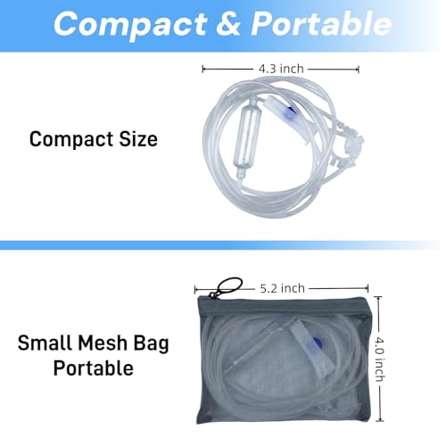 2 Sets Drip Acclimation Kit for Saltwater and Freshwater Aquariums,Fish Tanks,Adjustable Slow Drip System for Shrimp,Marine Fish,Coral,Plants - size: 2 SETS