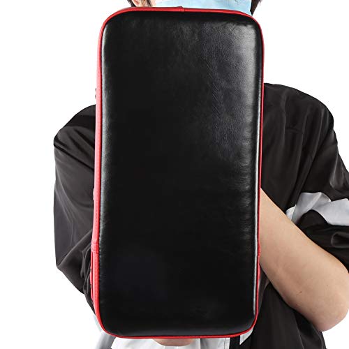 HERCHR Boxing Strike Pads, PU Sponge Punching Pad Shock Proof Strike Shield Foot Target Practice Training Pads Equipment for Taekwondo Karate Kick Punching(red)