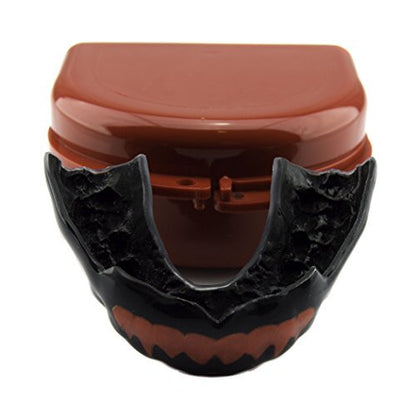 Impact Mouthguard Boxing, MMA, Muay Thai Sports Mouthguards for Youth Adults, Professional Custom-Fit, Red Fangs - color: Red Fangs