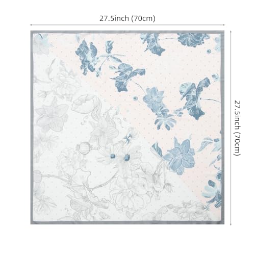 RIIQIICHY Women Head Hair Scarf Like Satin Silk Scarf Sleeping Hair Wrapping Night 27.5" - color: C013