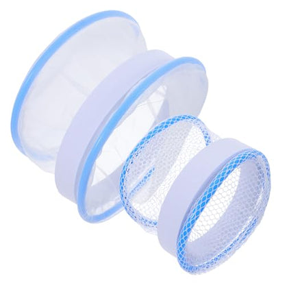 LALAFINA Aquarium Breeding Box and Isolation Case, Nylon Mesh Floating Nursery Tank with Suction Cups for Guppy Fry and Betta Fish Hatchery, Small Breeding Net for Fish Tank Spawning