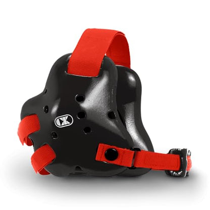 Cliff Keen Fusion Wrestling Headgear - color: Black / Scarlet