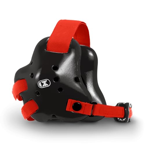 Cliff Keen Fusion Wrestling Headgear - color: Black / Scarlet