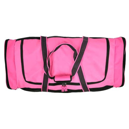 튼튼한 멀티 포켓 내구성 스포츠 체육관 장비 여행 더플 백 - color: XL 91.4cm(36인치) 핑크, size: 36IN