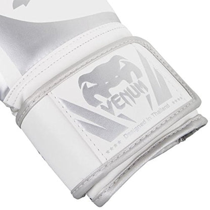 Venum Challenger Boxing Gloves - color: White/Silver, size: 16-Ounce, style: Challenger 2.0