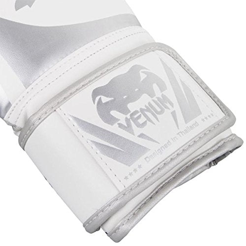 Venum Challenger Boxing Gloves - color: White/Silver, size: 12-Ounce, style: Challenger 2.0