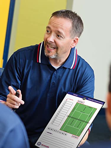 Premium Dry Erase Magnetic Tennis Coaching Coach Board Clipboard - Made in The USA - Double-Sided - Tennis Training Aids Equipment Gear - style: No Magnets