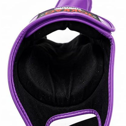 YOKKAO Matrix Muay Thai Kickboxing MMA Shin Guards with Knee Guards - color: Flash Purple, size: Medium