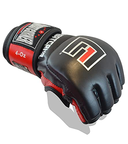Combat Corner Super Pro MMA Spar Fight Gloves - Kickboxing, MMA, Muay Thai Sparring Training Gloves - size: Large