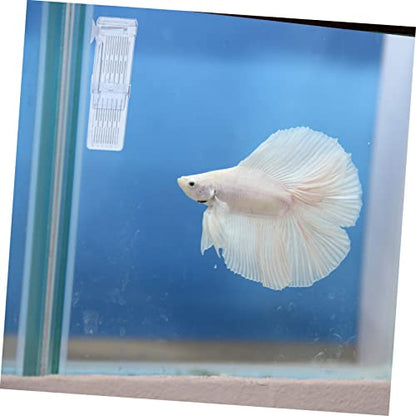 POPETPOP Breeding Tank Aquarium Isolation Box for Fish Cup Design for Betta and Guppy Hatchery Made from Material Easy to Install Observation of Fish Conditions