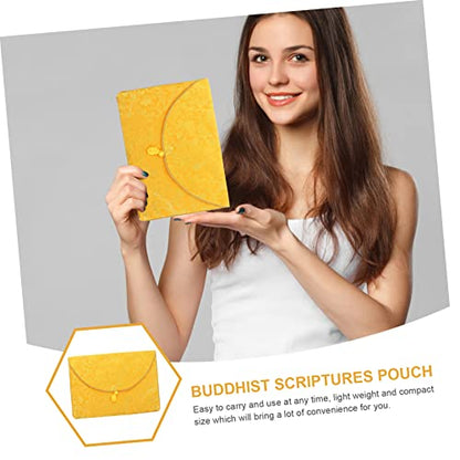 OFFSCH Jewelry Pouch Brocade Pattern Buddhist Pouch Bag Quran Cover Case Storage Container Zen Book Wrap Home Supply : Arts, Crafts & Sewing