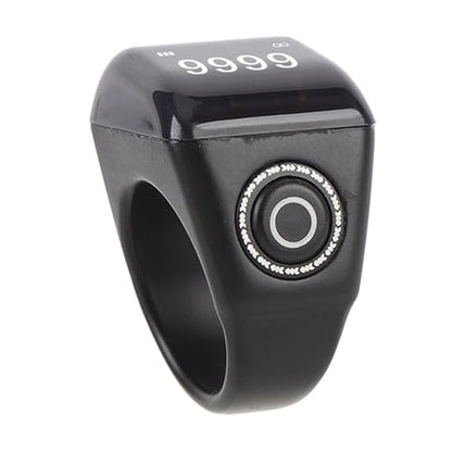 Smart Ring Counter, Rechargeable Digital Tasbih Finger Counter with OLED Screen for Sports and Prayer Tracking 68g - size: 18mm