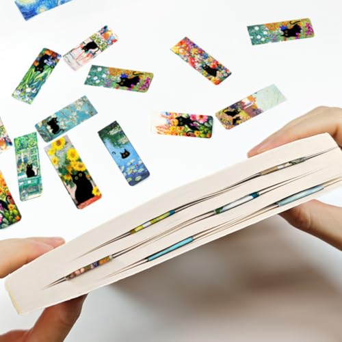 30 Pieces Bookmark, Magnetic Bookmarks for Women, Men, Book Lovers, Bookmarks Bulk for Students Teachers Reading, Cute Cat Bookmark - size: 30 Pieces, style: Cat