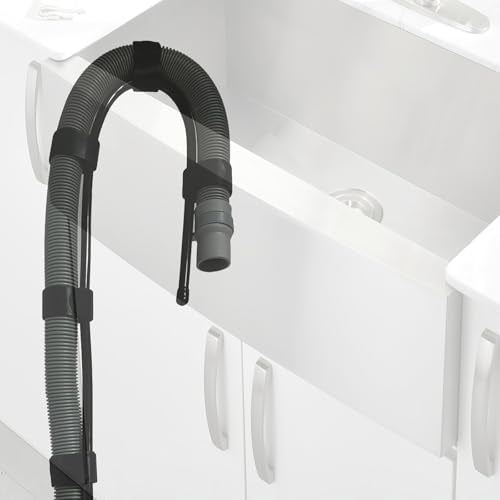 Universal Adjustable Washing Machine Drain Hose Holder Hook, Flexible Laundry Tub Discharge Hose Clip - Perfect for firmly fixing the washing machine hose in the sink for drainage.- No Hose