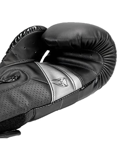 Venum Elite Evo Boxhandschuhe - color: Black/Black, size: 14 oz