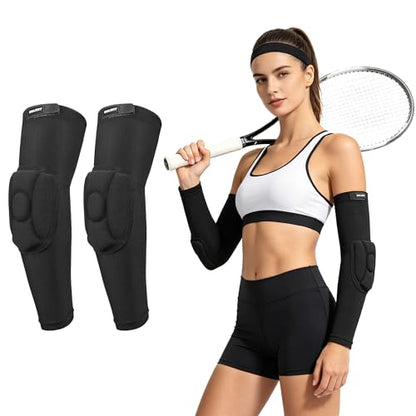 Adult Elbow Pads,Breathable Compression Elbow Guards for Men Women | Lightweight Compression Elbow Pad for for Football Volleyball Wrestling Cycling - size: Elbow Pads(Medium)