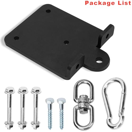 Heavy Punching Boxing Bag Hanger - Heavy Duty Bag Hanger Bracket,360° Rotation Wall Ceiling Mount Wood Beam Hook for Boxing Muay Thai Training,Aerial Yoga Swing & Hammock
