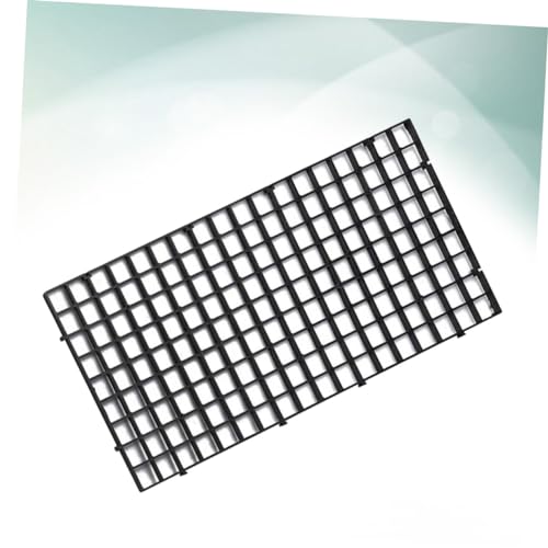 DOITOOL 6pcs Fish Segregation Board for Aquariums Black Net Hatchery for Fry Separation Increases Survival Rate Easy to Install Clamps