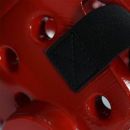 adidas Martial Arts Taekwondo Headgear with Face Shield - color: Red, size: Medium