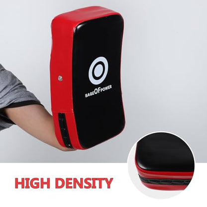 Operitacx Taekwondo Kick Shield Curved Training Pad and Adults Lightweight Pu and Epe Material Kickboxing Body Pad Ergonomic Design for Home Gym and Professional Use